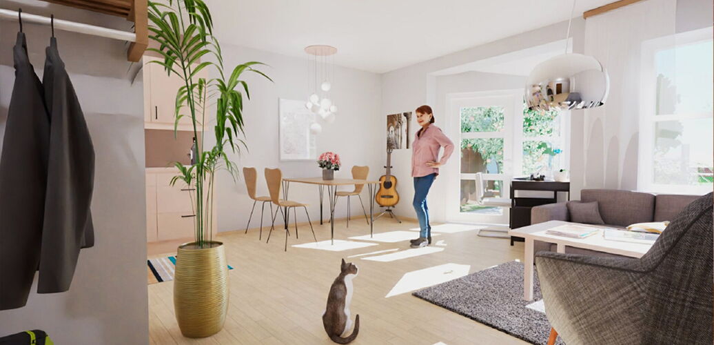 Tillsammansboende i Blentarp - konceptbild inomhus